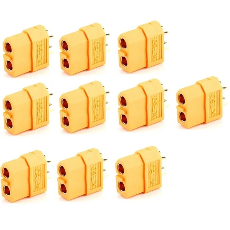 Drone Battery Connector - XT60 バレットコネクタ オスメス 10 ペア RC