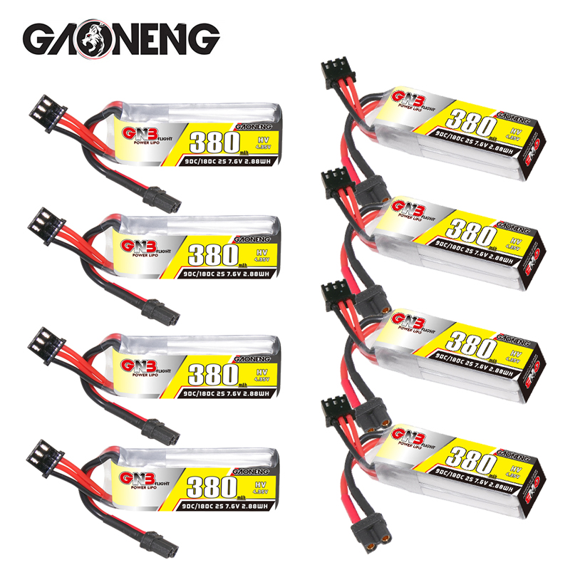 Drone Battery Lipo - GNB 2S 7.6V 380mAh 90C/180C リポバッテリー