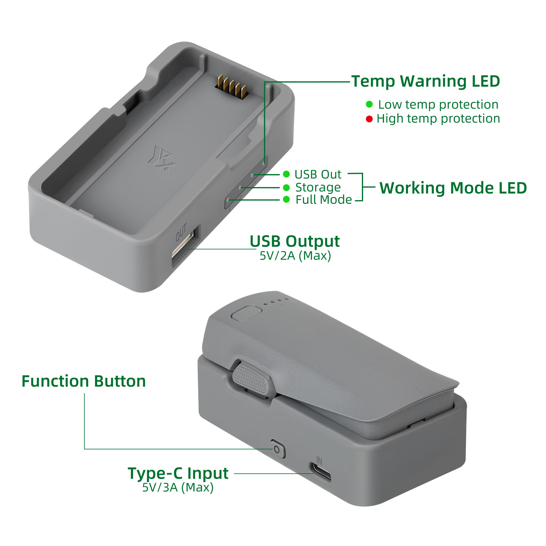 USB バッテリー充電器 DJI NEO 2 ドローン用シン - Drone Battery Balance Charger のレビューと価格