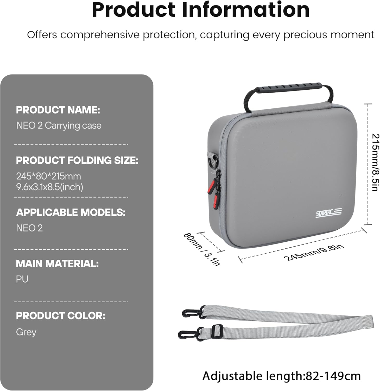 STARTRC Neo 2 ポータブルPUショルダーバッグ  - Drone Battery Bag のレビューと価格