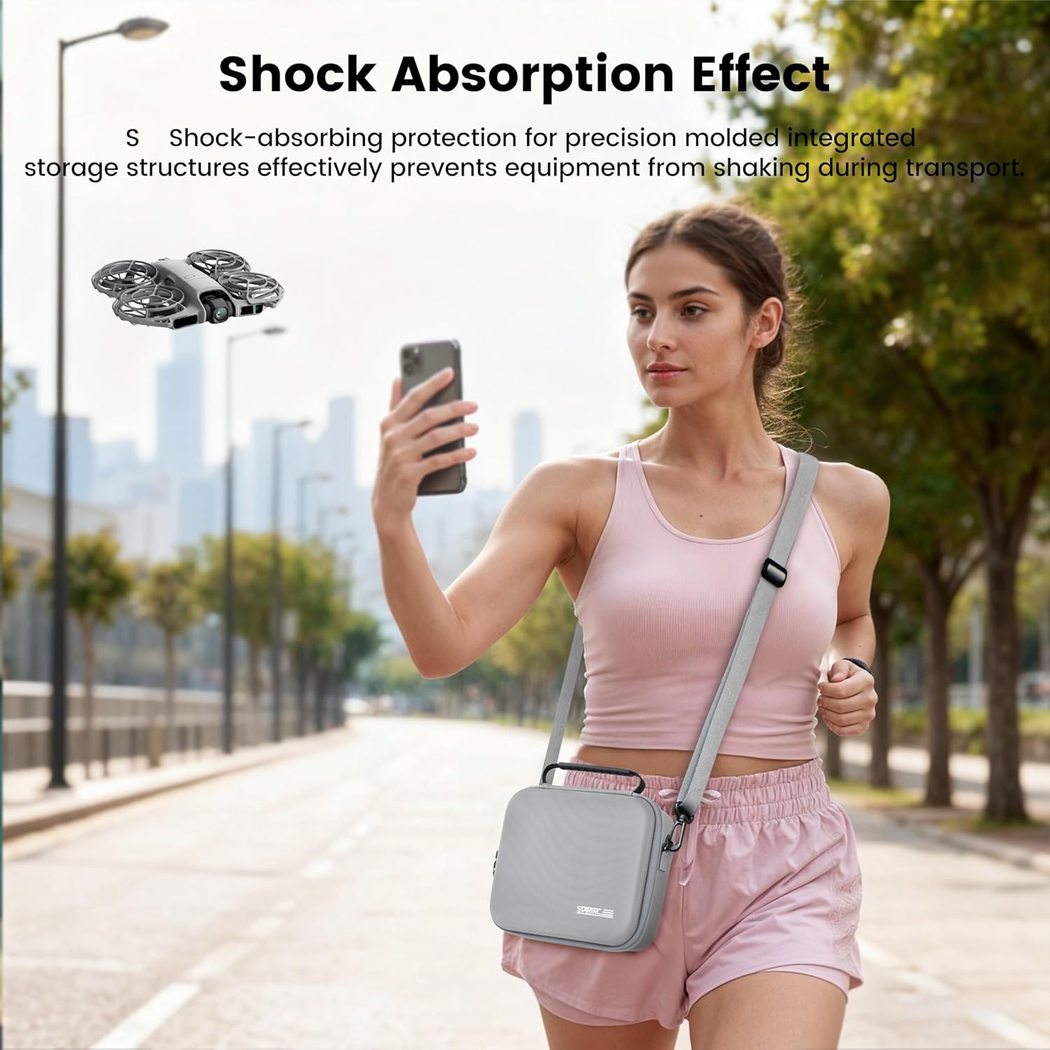 STARTRC Neo 2 ポータブルPUショルダーバッグ  - Drone Battery Bag のレビューと価格