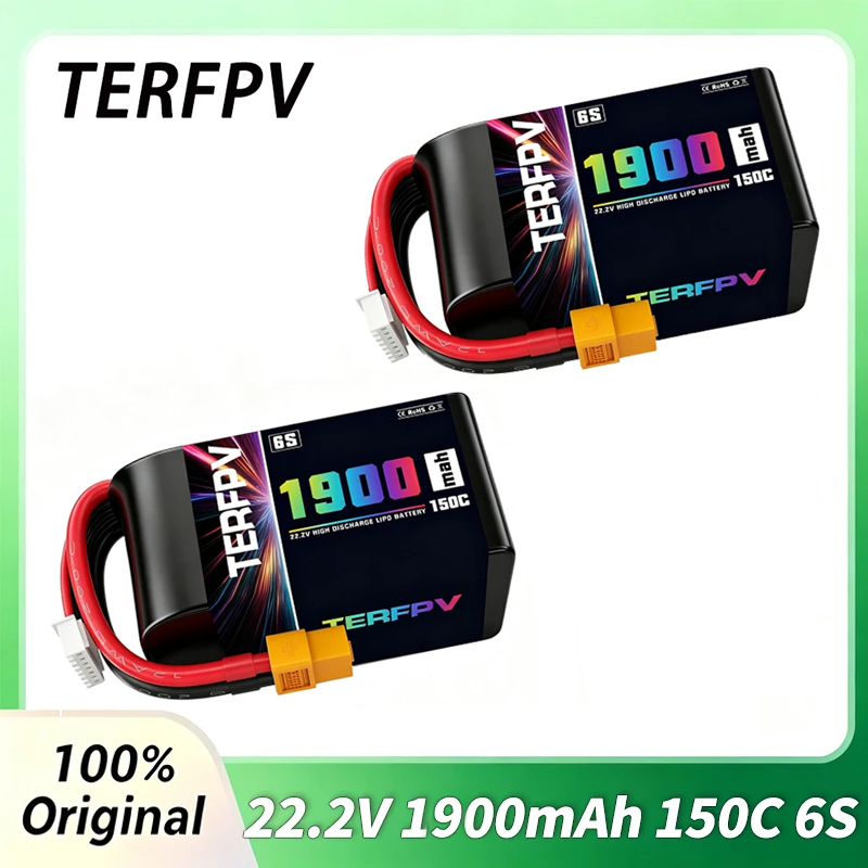 1/2個入り TERFPV Lipo 6S 1900mAh  - Drone Battery 6S のレビューと価格