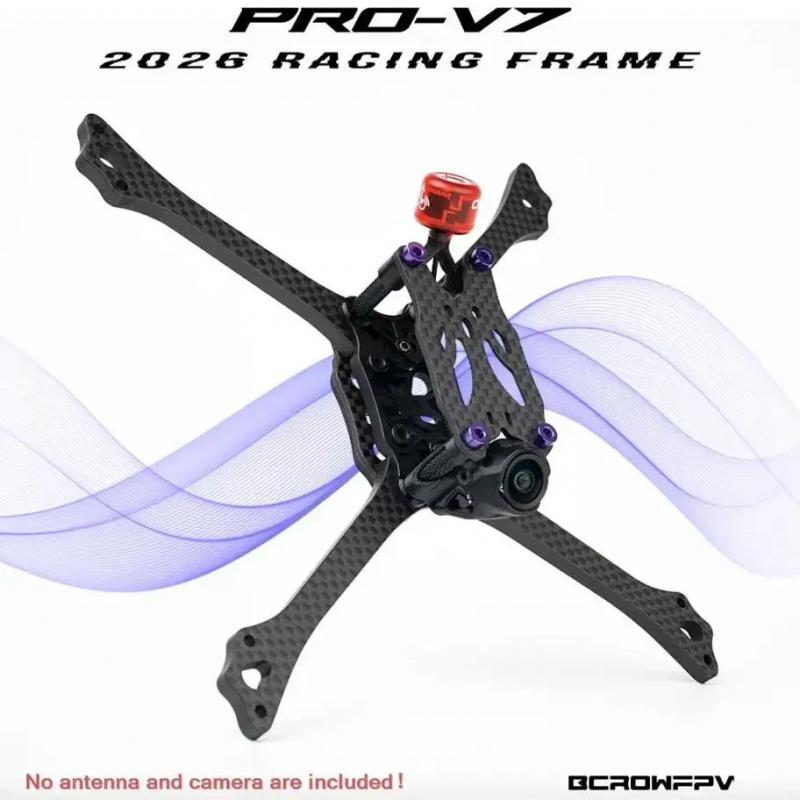 BCROWFPV PRO-V7 5インチレーシングドローンフ - Drone Battery Plate のレビューと価格