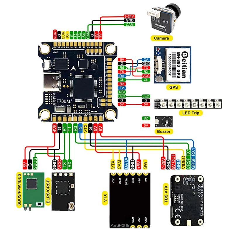 AOCODA-RC F7 F722 F7DUAL フライトコ - Betaflight Fc F7 のレビューと価格