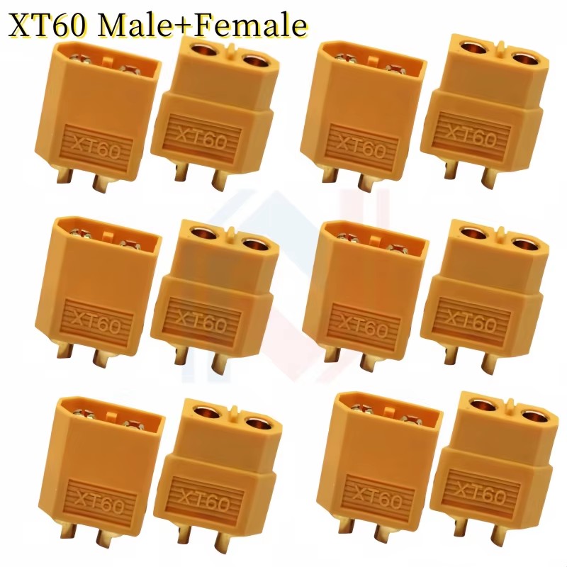 XT60 XT-60 オス/メス バレットコネクタ ケーブル - Drone Battery Connector のレビューと価格