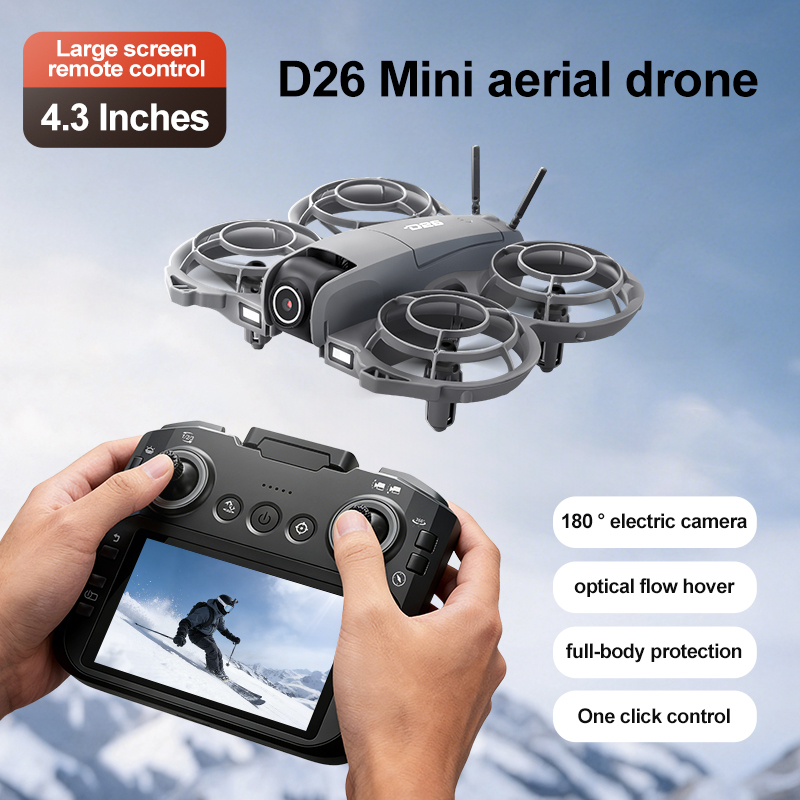 D26 ドローン 4K 空撮HD 180 °   カメラ付き - Drone Battery Case のレビューと価格