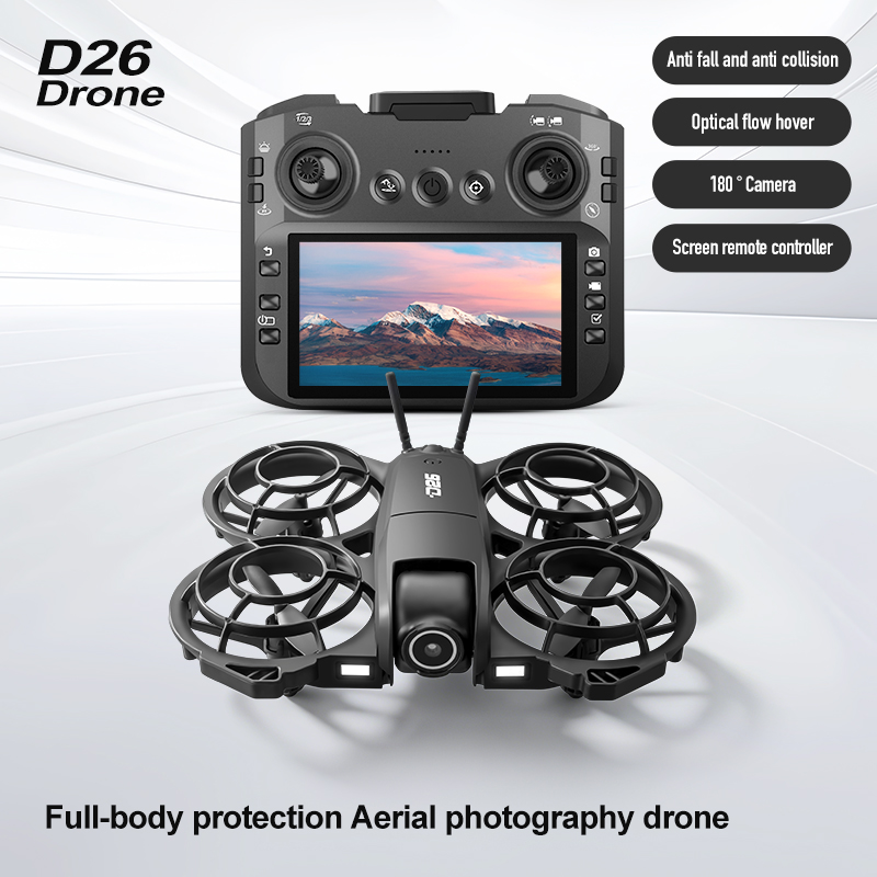 D26 ドローン 4K 空撮HD 180 °   カメラ付き - Drone Battery Case のレビューと価格