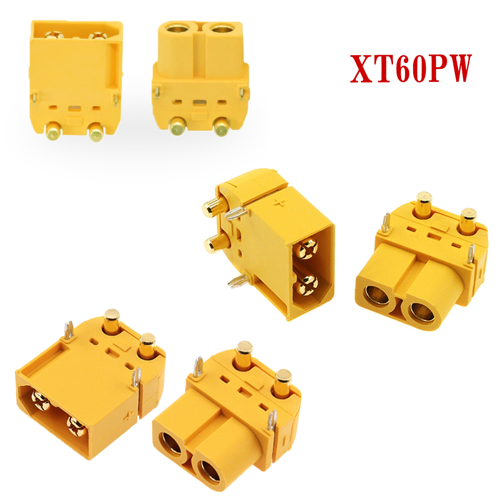 Amass XT60PW PCBマウントコネクタ 90 °  - Drone Battery Connector のレビューと価格