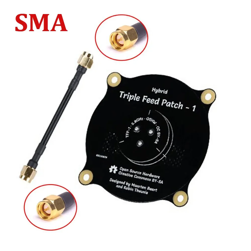 5.8GHz トリプルフィードパッチアンテナ SMA / R - Drone Battery Plate のレビューと価格
