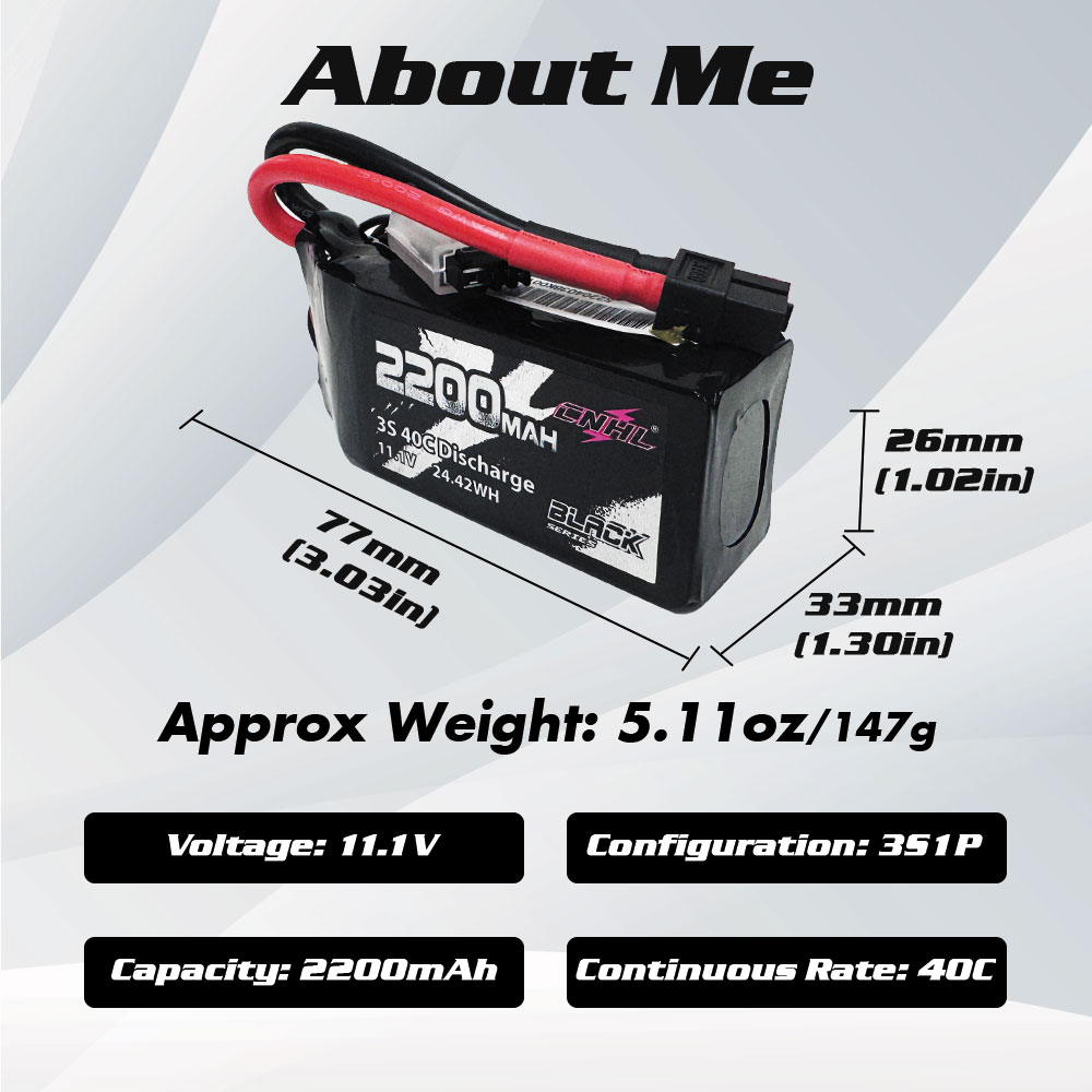 LipoバッテリーCNHL-3S,40c,2200 mah, - Drone Battery 3S のレビューと価格