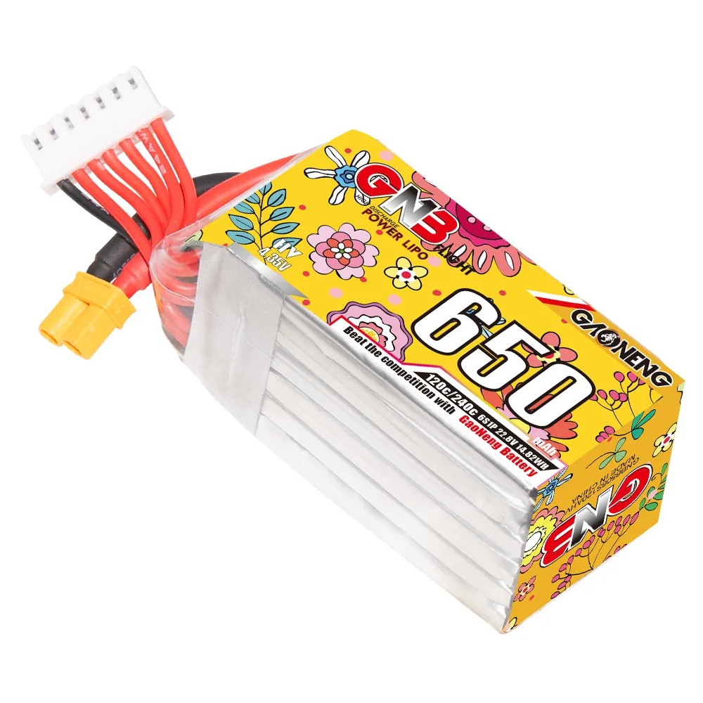 GAONENG 6S 650mAh LiHV 22.8V 1 - Drone Battery 6S のレビューと価格