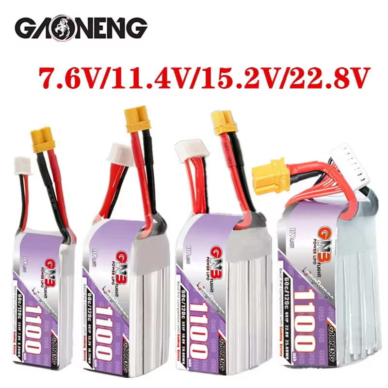 GNB 1100mAh 2S 3S 4S 6S 60C/12 - Drone Battery Lipo のレビューと価格