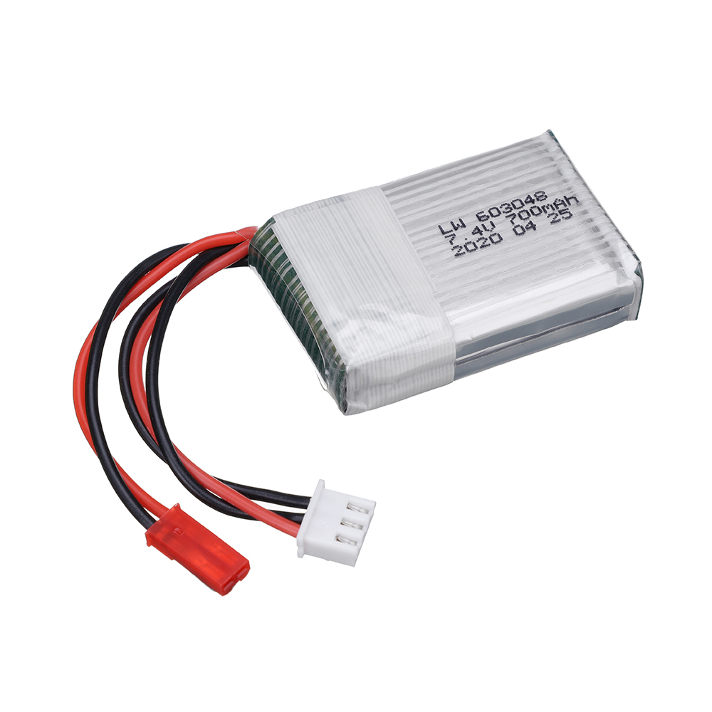 7.4V 700mAh 25c リポバッテリー MJXRC  - Drone Battery Lipo のレビューと価格