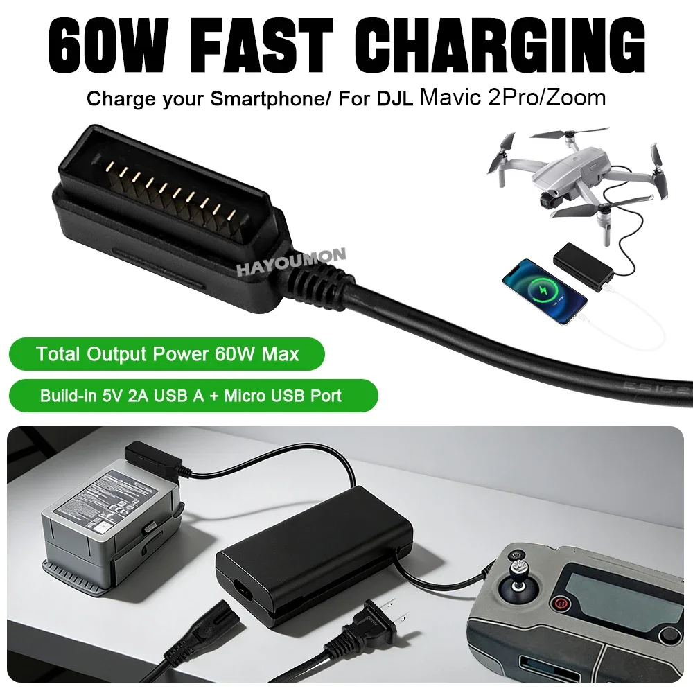 DJI Mavic 2 Pro/Zoom ドローンバッテリー - Drone Battery Balance Charger のレビューと価格