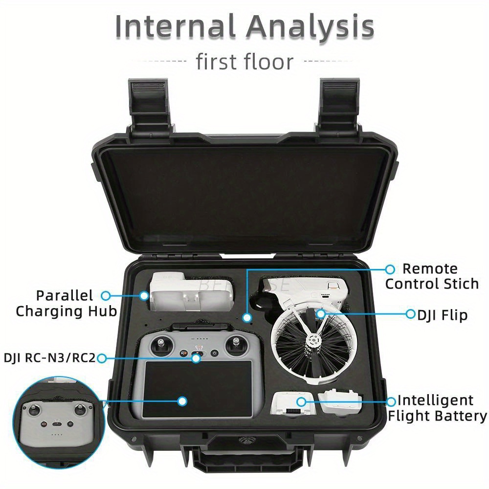 DJI Flip用ハードシェル収納ケース、RC N3/RC  - Drone Battery Bag のレビューと価格