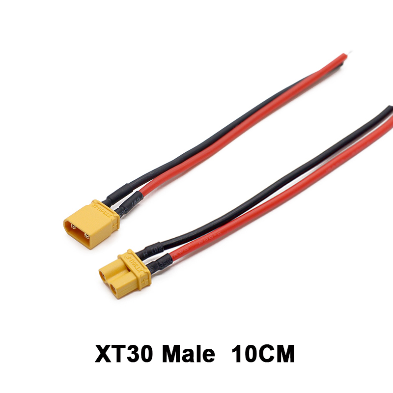 XT30 ピグテールプラグ オスおよびメスコネクタ 100m - Drone Battery Balance Charger のレビューと価格