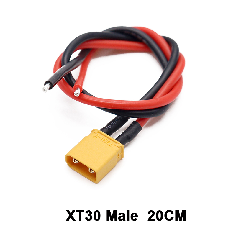 XT30 ピグテールプラグ オスおよびメスコネクタ 100m - Drone Battery Balance Charger のレビューと価格