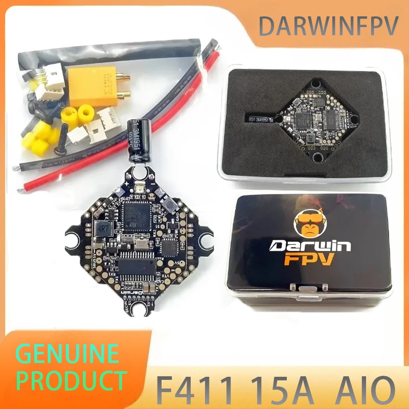 DarwinFPV F411 AIO フライトコントローラー - Drone Battery 3S のレビューと価格