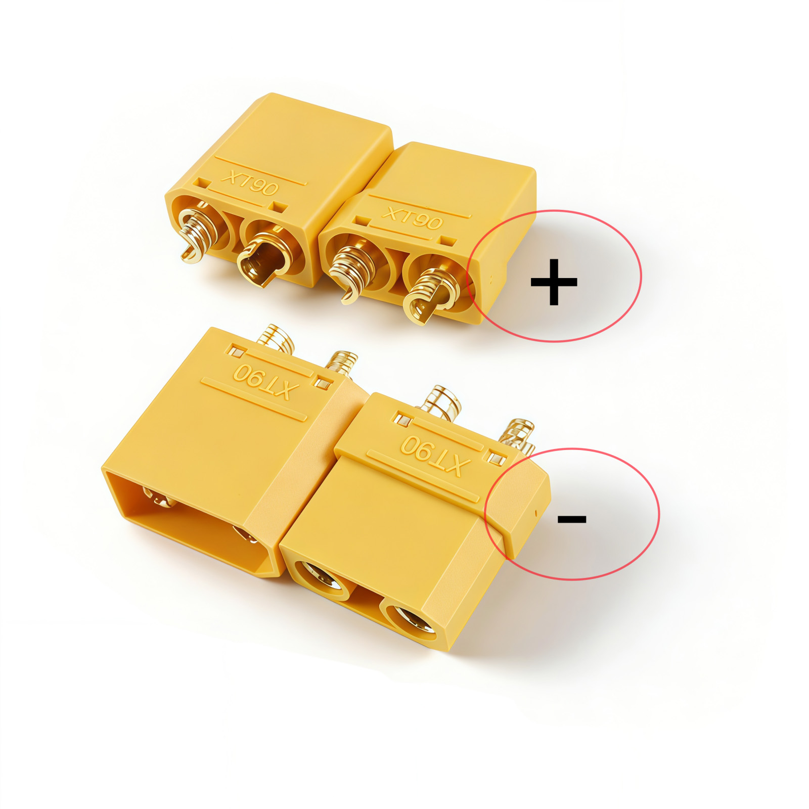 XT90 オスメスコネクタプラグ溶接端子プラグ RC リポバ - Drone Battery Connector のレビューと価格