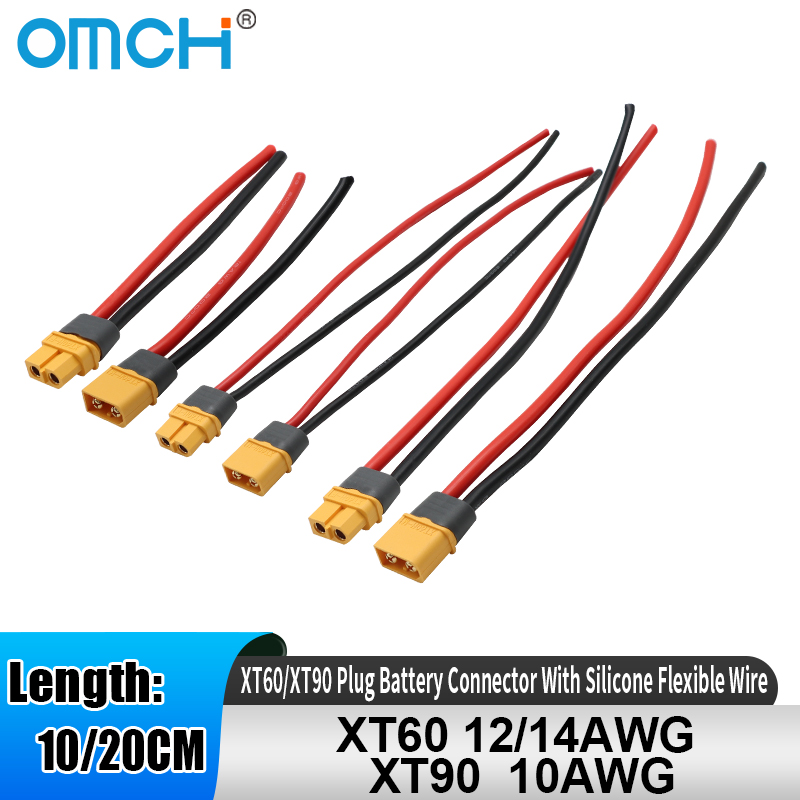 OMCH XT60 12/14AWG XT90 10AWG  - Drone Battery Connector のレビューと価格