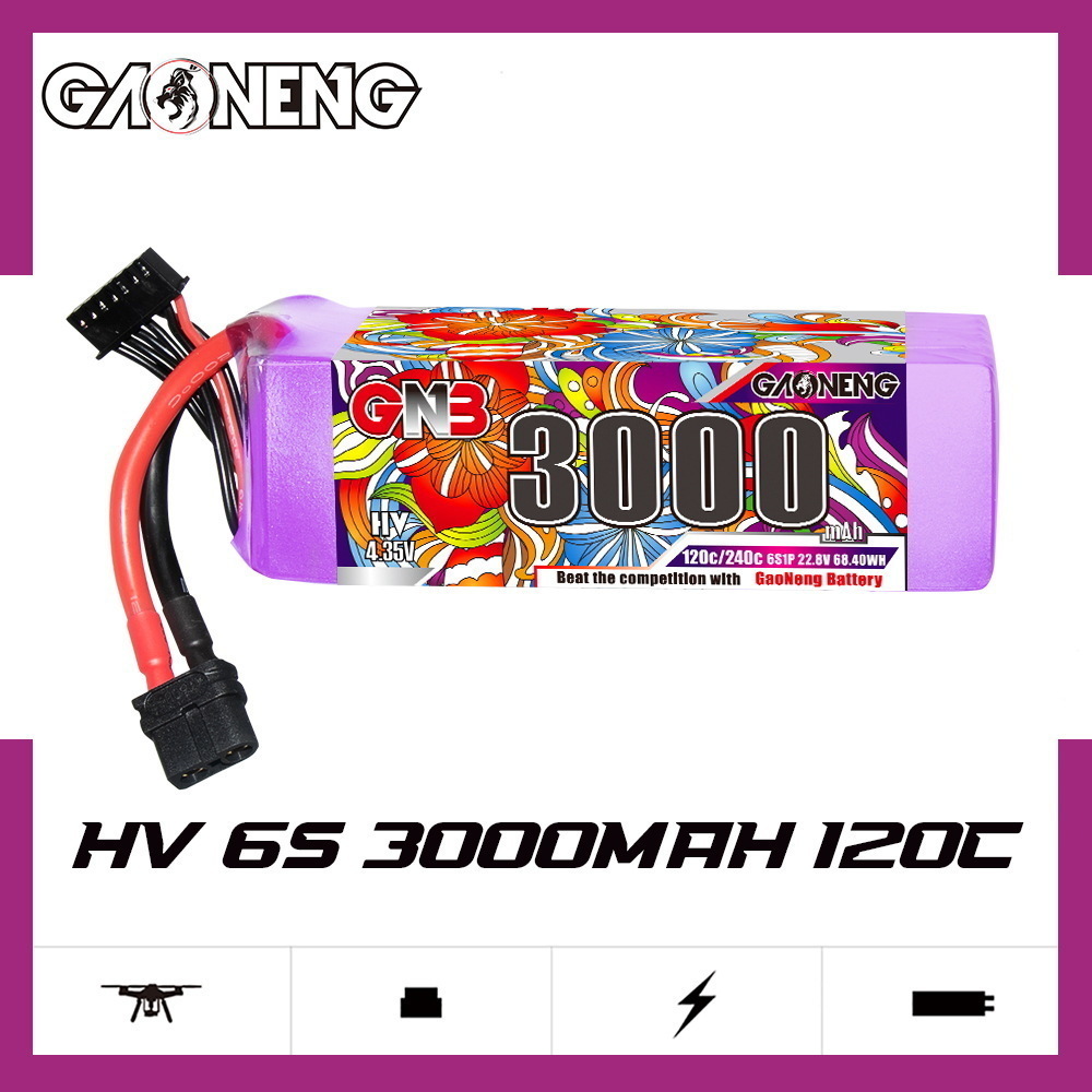 GNB リポバッテリー 6S 22.8V 3000mAh 5 - Drone Battery Lipo のレビューと価格