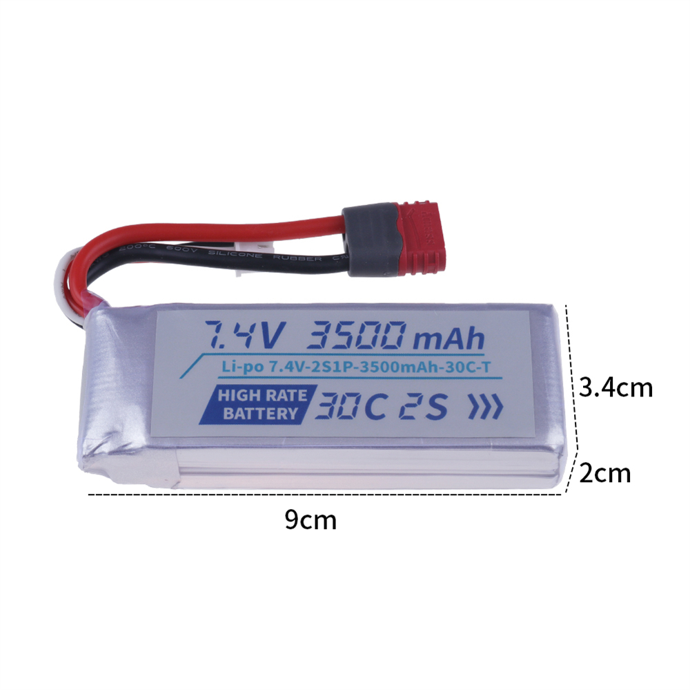 3500mAh 30C 7.4V 11.1V リポバッテリー - Drone Battery 3S のレビューと価格