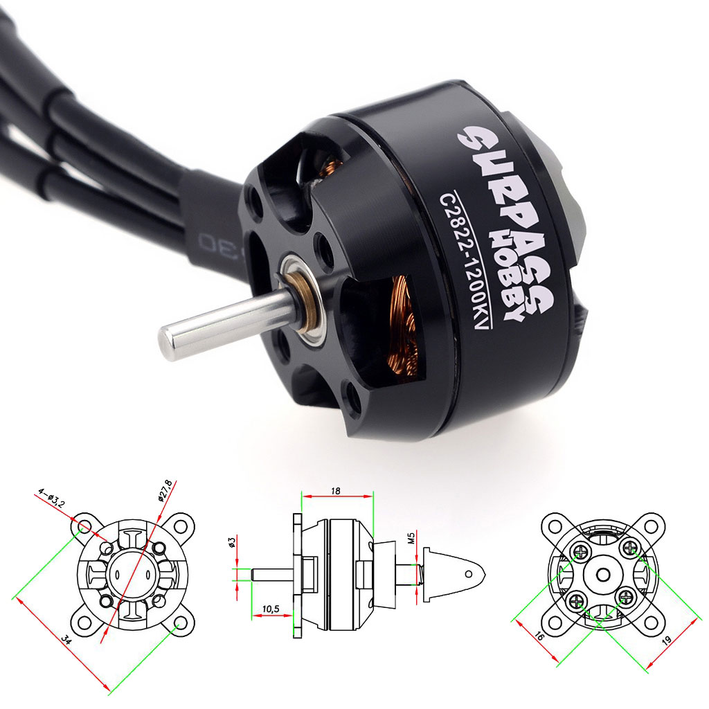 SURPASS HOBBY 2822 2826 2830 2 - Drone Battery Plate のレビューと価格