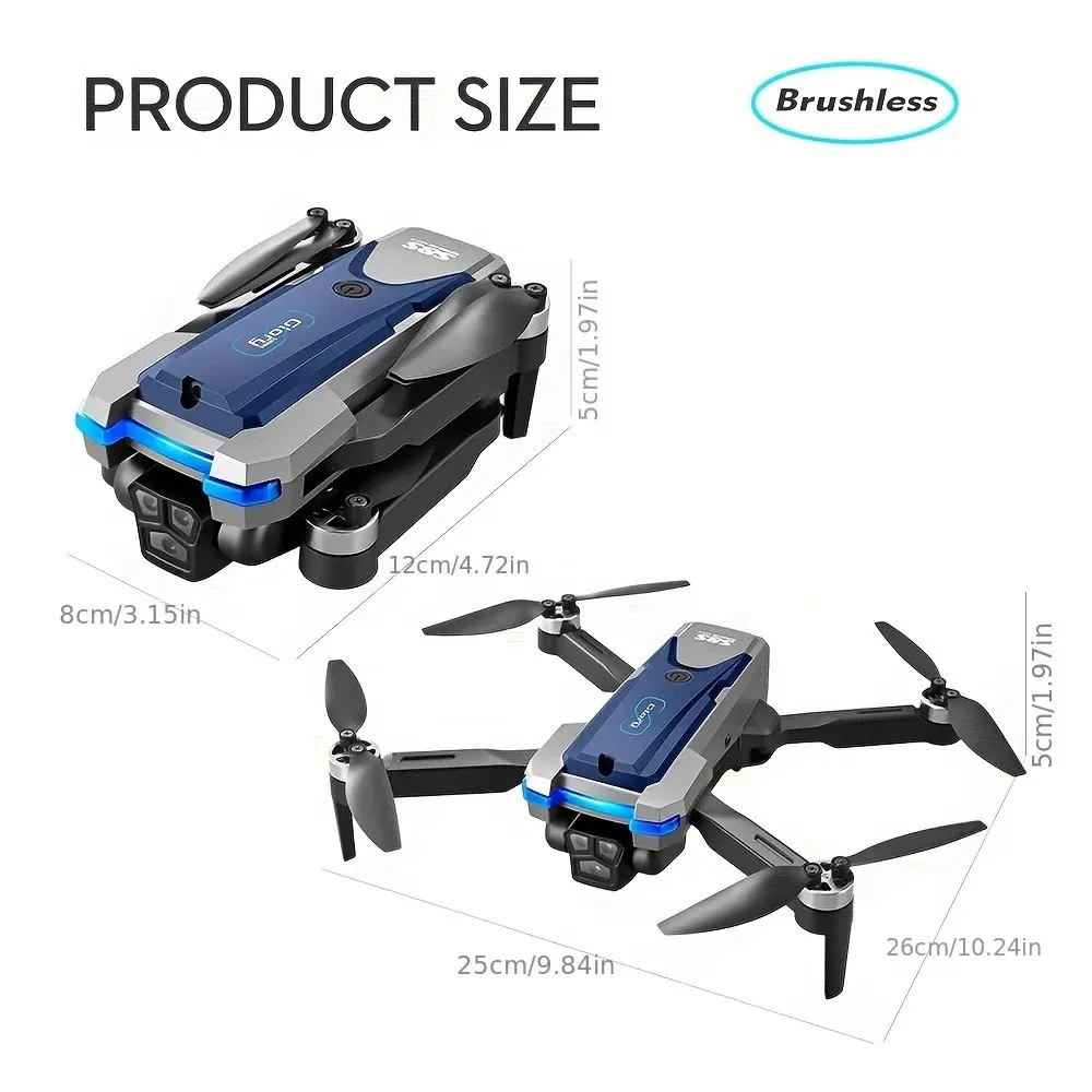 折りたたみ式リモートコントロールドローンRCS8S GPS, - Drone Battery Case のレビューと価格